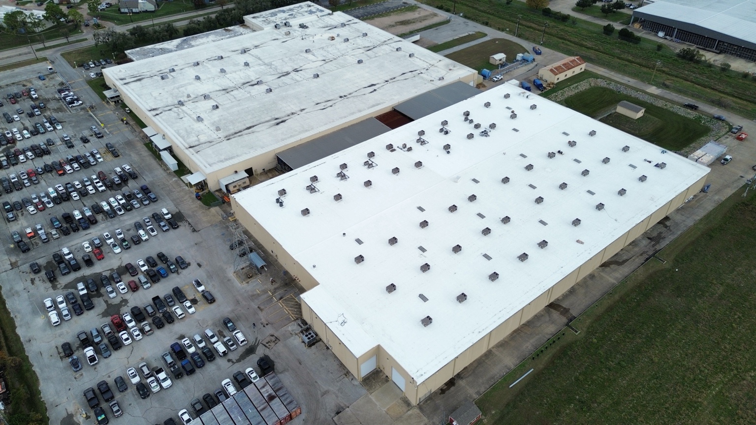 Commercial roofing project