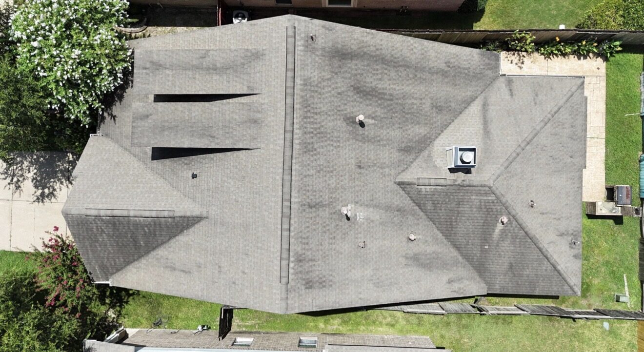Pre-construction roof overview